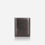 Load image into Gallery viewer, Jekyll &amp; Hide Oxford Leather Bifold Wallet With Id Window Black
