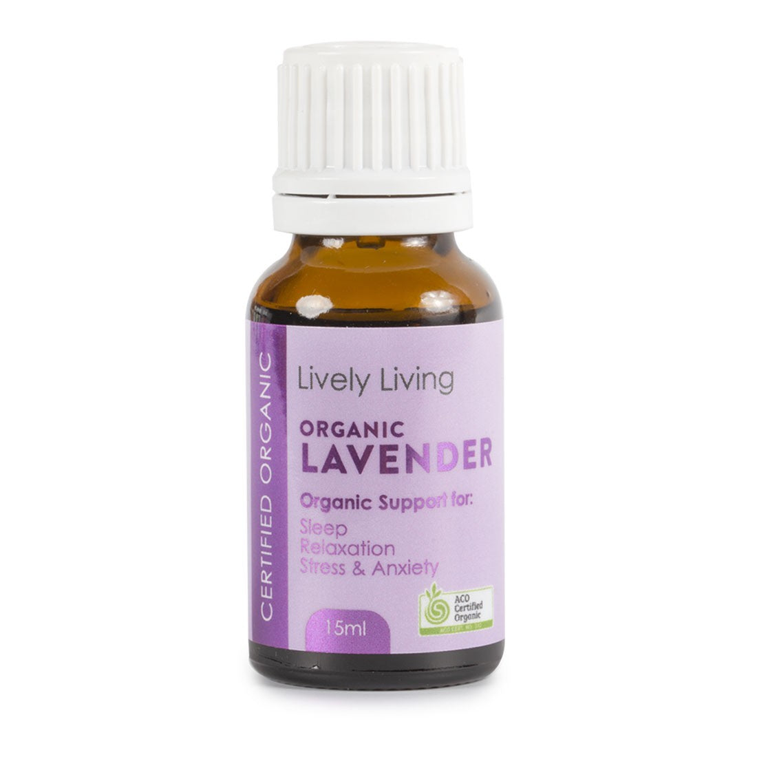 Lively Living - Lavender Organic Essential Oil 15ml