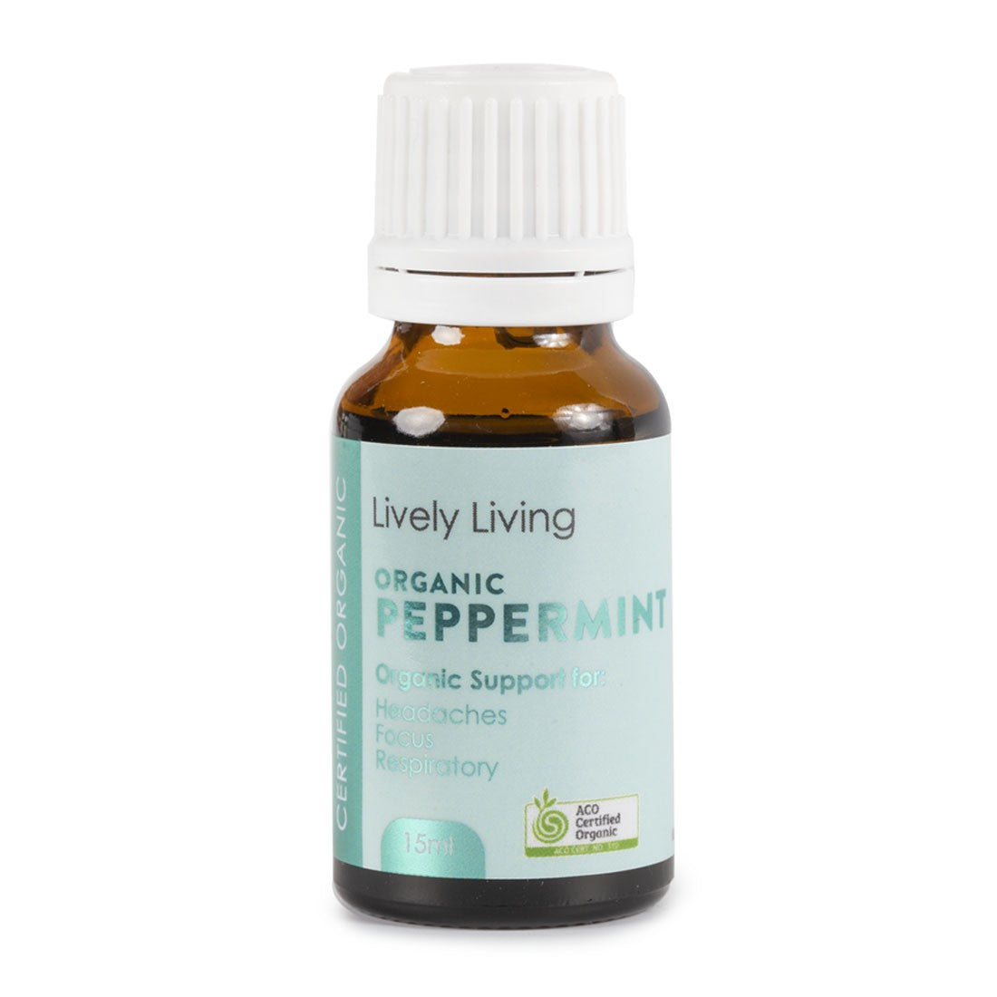 Lively Living - Peppermint Certified Organic Oil 15ml