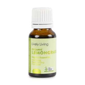 Lively Living - Lemongrass Certified Organic Oil 15ml