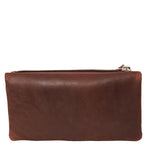 Load image into Gallery viewer, Cenzoni Leather Oil Pull Up Ladies Wallet - Brown
