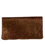 Load image into Gallery viewer, Cenzoni Brown Hairon Wallet - 1 Zip/14 Card Pockets
