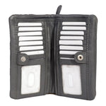 Load image into Gallery viewer, Cenzoni Brown Hairon Wallet - 1 Zip/14 Card Pockets
