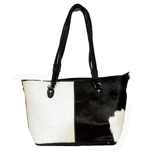 Cenzoni Black Hairon Handbag Set *sale*