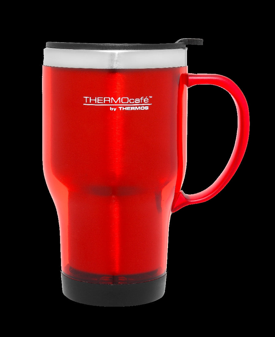 Thermos 470ml Stainless Steel Inner Plastic Outer Travel Mug