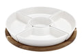 Ladelle Essentials White Spinning Server