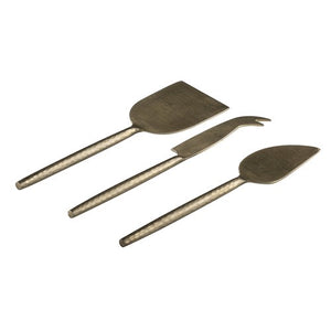 Ladelle Hammered 3pc Cheese Set