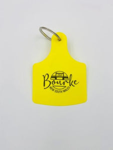 Keyring Cattle Tag Bourke Nsw