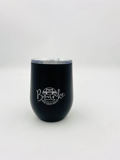 Wine Tumbler 350ml Bourke Nsw Black