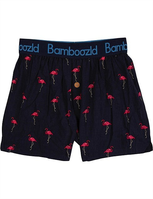 Bamboozld Mens Flamingo Bamboo Boxer Short * Sale *