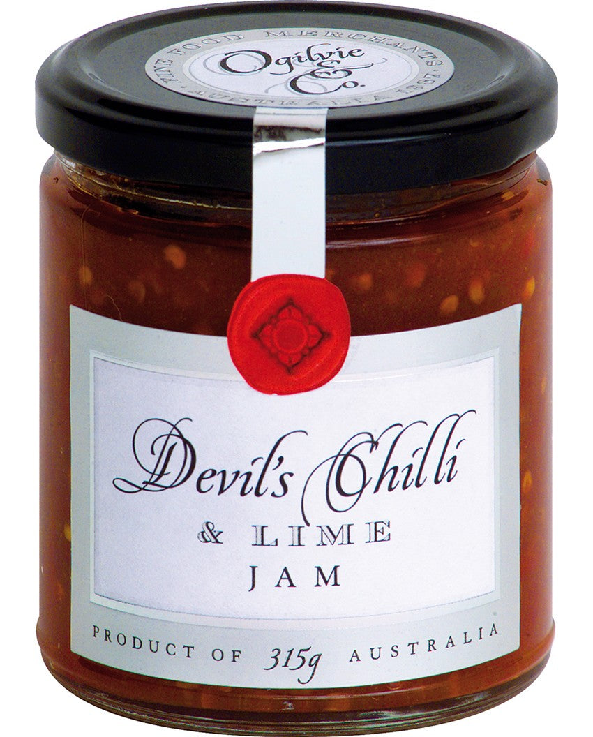Ogilvie & Co Devils Chilli & Lime Jam 315g