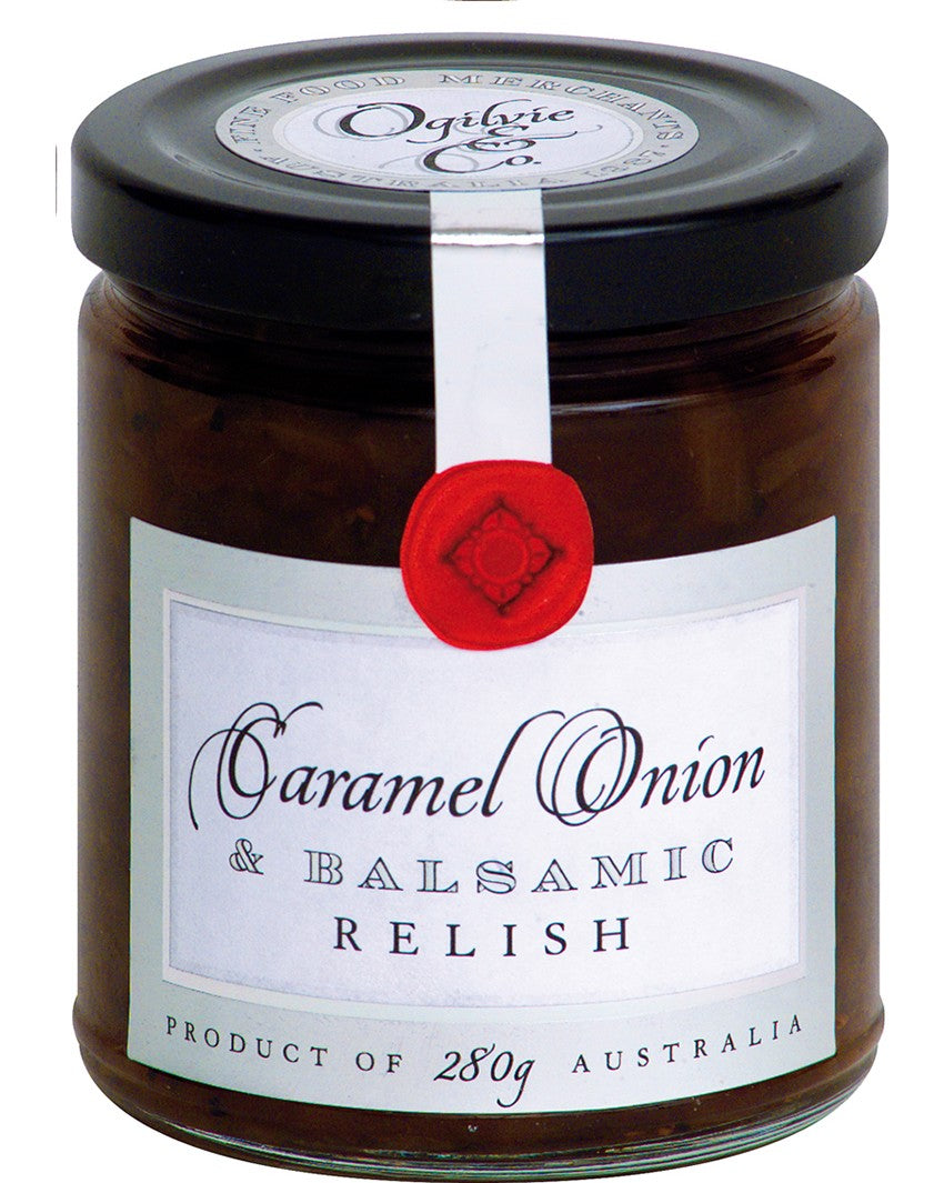 Ogilvie & Co Caramelised Onion & Balsamic Relish 280g
