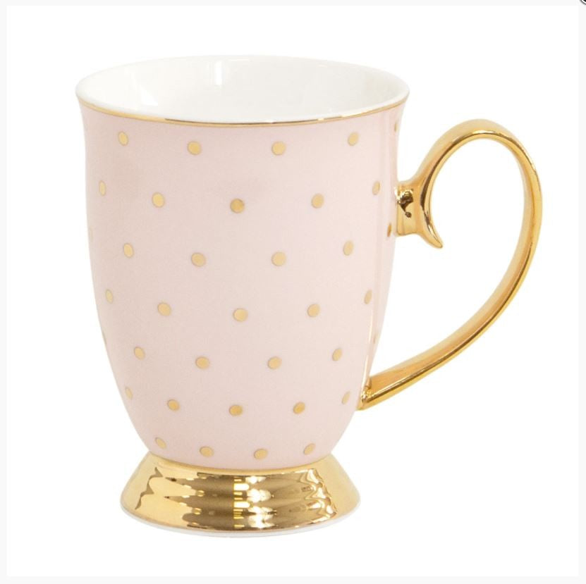 Cristina Re Mug Bc - Polka Blush/gold