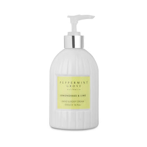 Peppermint Grove Lemongrass & Lime Hand & Body Cream 500ml