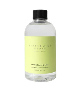 Peppermint Grove Diffuser Refill 500ml - Lemongrass & Lime