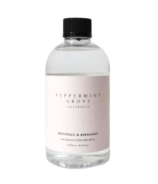 Peppermint Grove Diffuser Refill 500ml Patchouli Bergamot