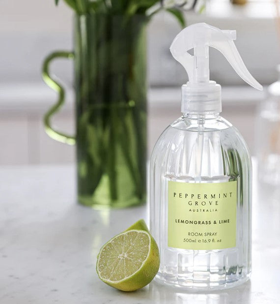 Peppermint Grove Room Spray 500ml - Lemongrass & Lime