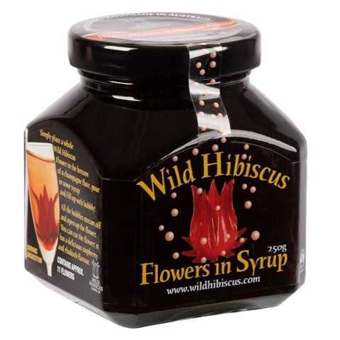 Wild Hibiscus Flowers In Syrup 250g
