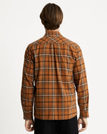Load image into Gallery viewer, Mr Simple Flannel Ls Shirt - Terracotta
