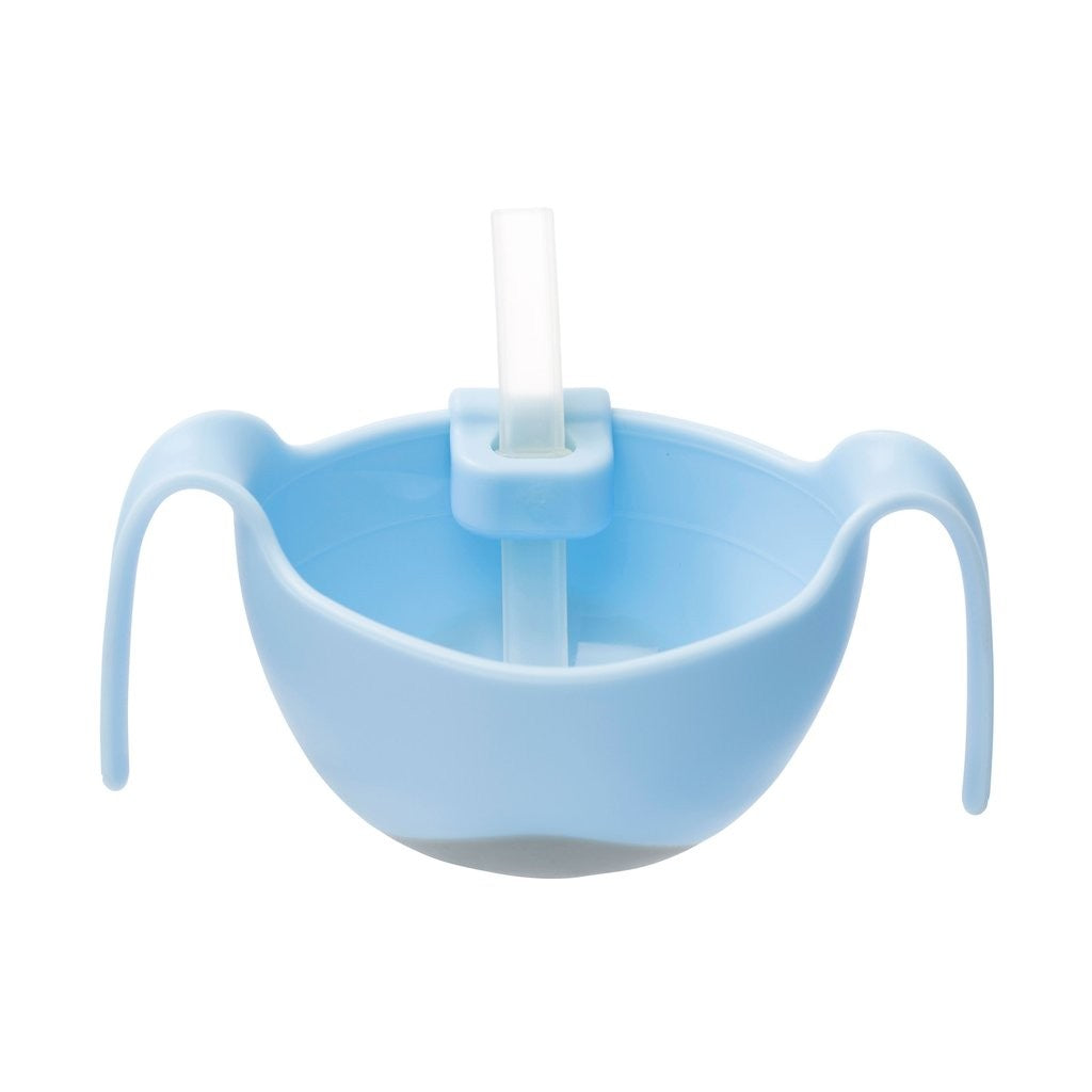 B.box Bowl & Straw - Bubblegum