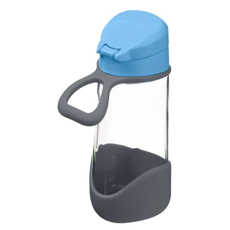 B.box Sports Spout 450ml Bottle - Blue Slate