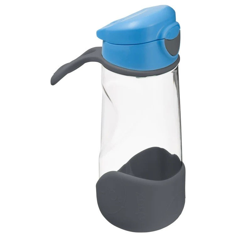 B.box Sports Spout 450ml Bottle - Blue Slate