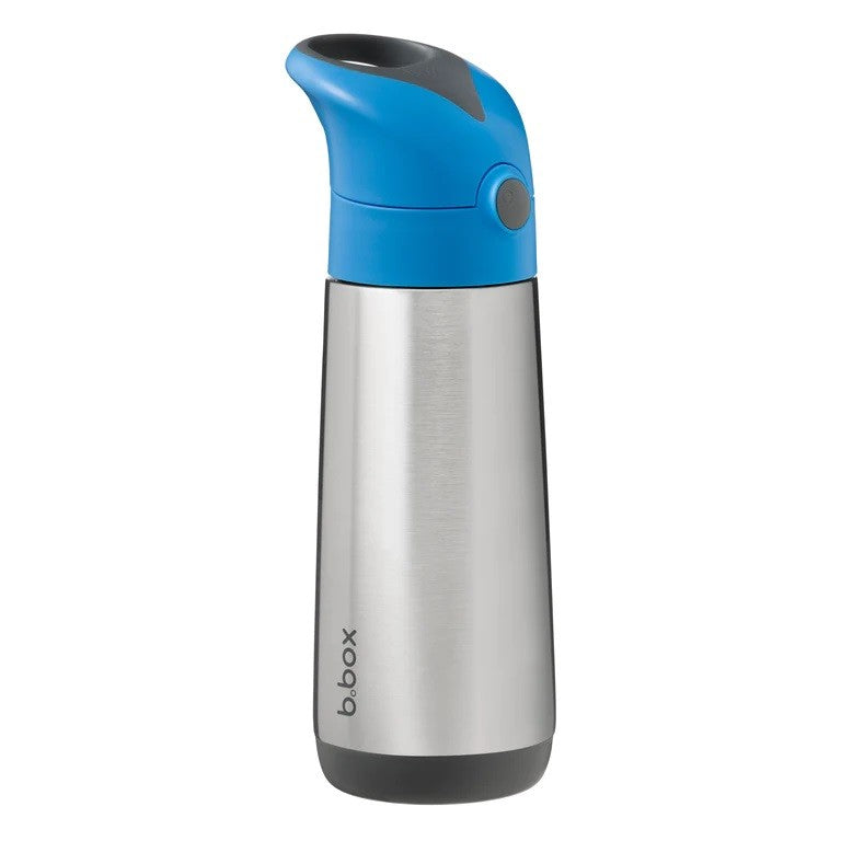 B.box Insulated Drink Bottle 500ml Blue Slate