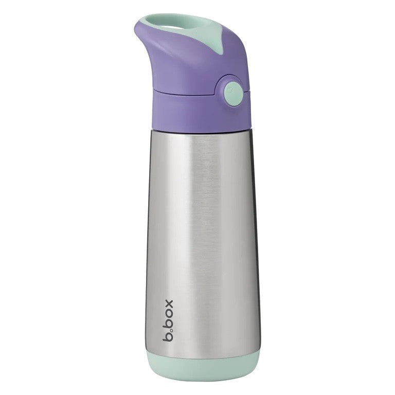 B.box Insulated Drink Bottle 500ml Lilac Pop