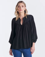 Load image into Gallery viewer, Sass Susanna Top Black *sale*
