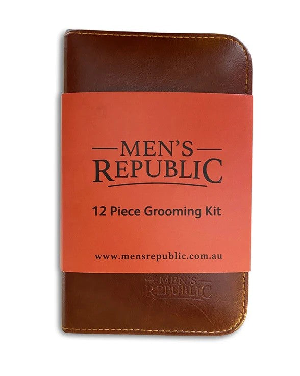 Mens Republic Mens Grooming Kit - 12 Piece In Zipper Bag