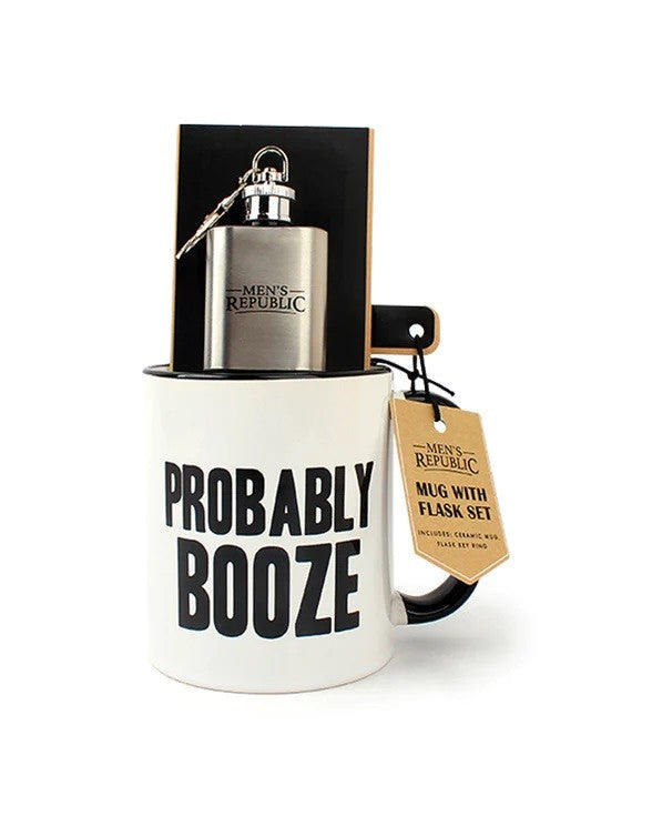 Mens Republic Mug Set - Probably Booze