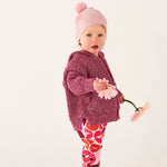 Load image into Gallery viewer, Kip &amp; Co Strawberries &amp; Cream Tartan Knitted Beanie - Baby
