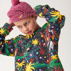 Kip & Co Very Berry Speckles Rib Knitted Beanie - Kids