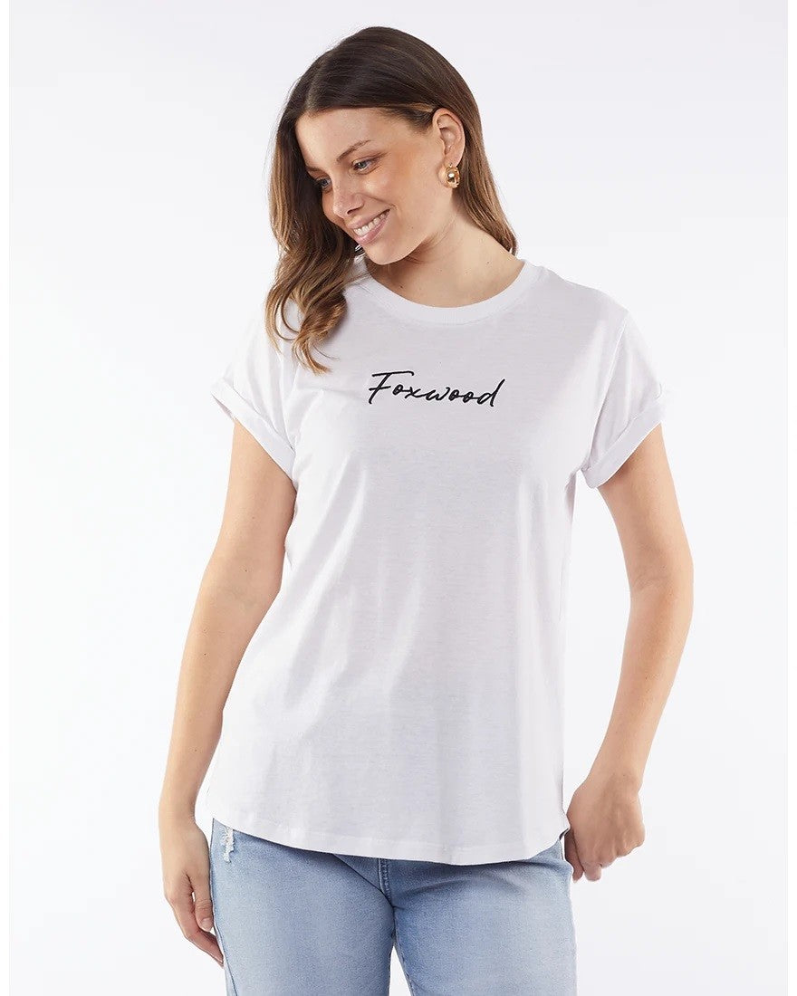 Foxwood Signature Tee White * Sale *