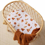 Load image into Gallery viewer, Snuggle Hunny Lion Bassinet Sheet / Change Pad Cover
