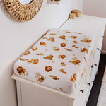 Load image into Gallery viewer, Snuggle Hunny Lion Bassinet Sheet / Change Pad Cover
