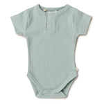 Load image into Gallery viewer, Snuggle Hunny Sage Short Sleeve Bodysuit
