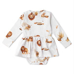 Load image into Gallery viewer, Snuggle Hunny Lion Organic Dress
