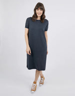 Load image into Gallery viewer, Foxwood Margot Knit Dress Navy *sale*
