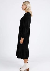 Foxwood Essie Rib Dress Black *sale*