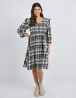 Load image into Gallery viewer, Foxwood Keyla Dress Green Check *sale*
