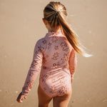 Load image into Gallery viewer, Crywolf Long Sleeve Swimsuit Flower Power
